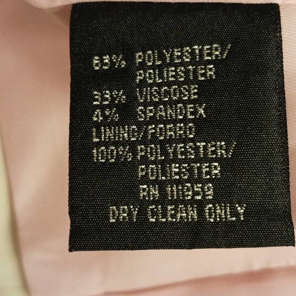 Atelier Blazer Jacket Size 10 Cream Beige Modern Fitted Career Front Pockets - Picture 15 of 16